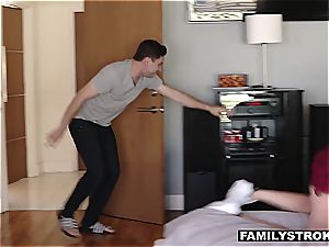 crazy step-siblings almost get caught doing forbidden sexual acts