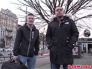 fat Amsterdam call girl cockriding tourist